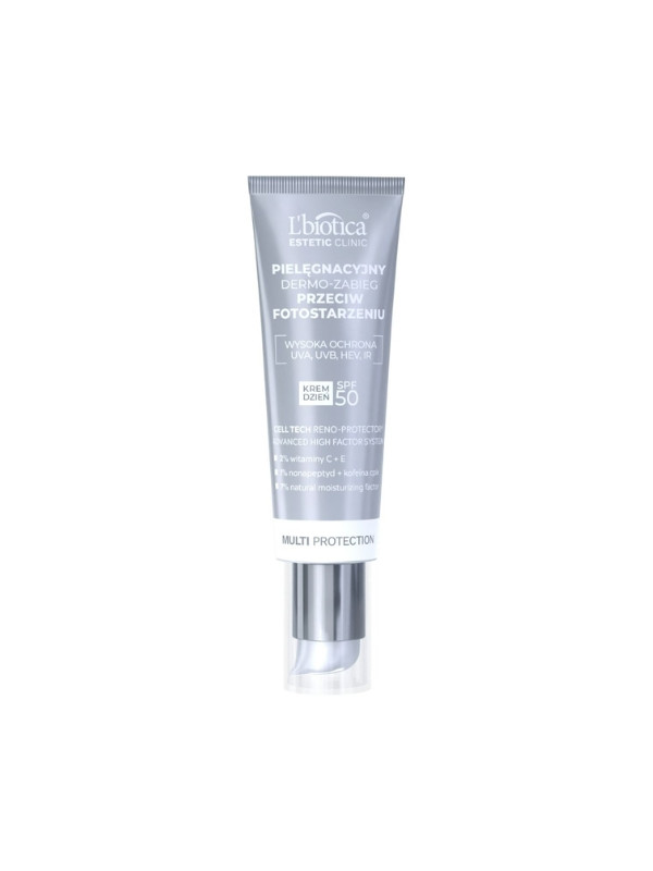 L'biotica Multi Protection care Dermo -treatment Face cream SPF50 against photoaging 35 ml