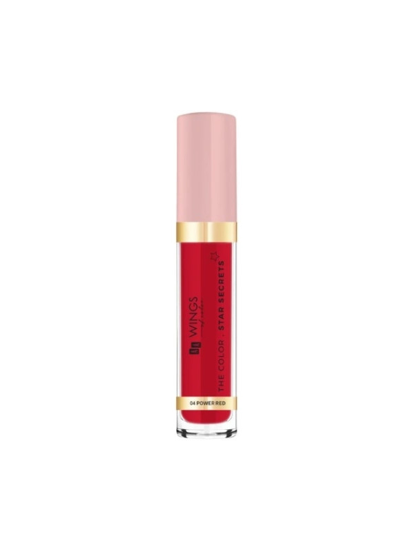 AA Wings of Color Star Secret the Color covering lip gloss /04/ Power Red 6 ml