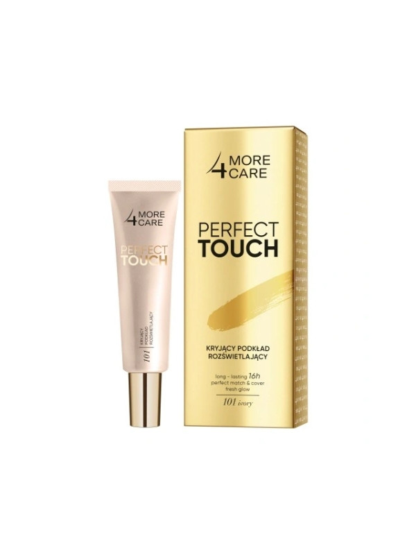 More 4 Care Perfect Touch dekkende Illuminating gezichtsfoundation /101/ Ivory 30 ml