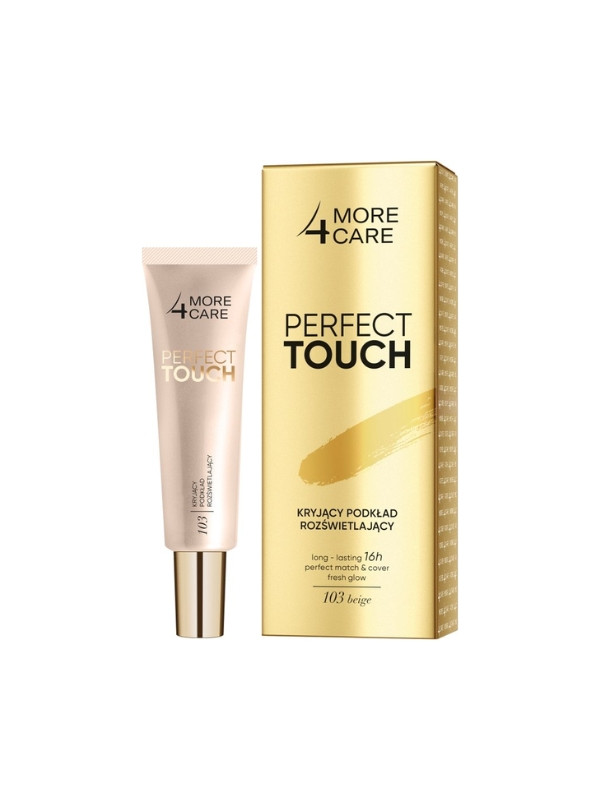 More 4 Care Perfect Touch deckende, leuchtende Gesichtsgrundierung /103/ Beige 30 ml