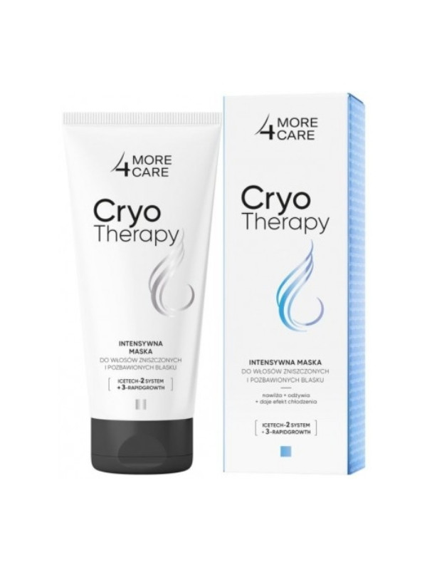 More 4 Care CYROTHERAPY Intensivmaske für strapaziertes und glanzloses Haar 200 ml