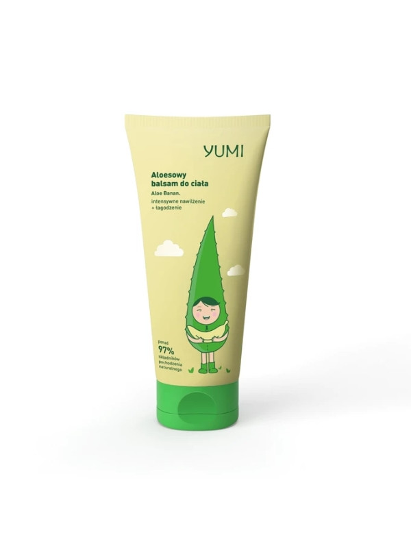 Yumi aloë bodylotion intens hydraterende Banan 200ml