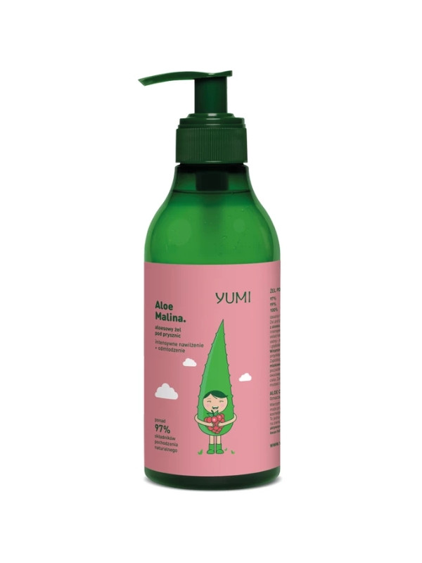 Yumi Aloe Shower Gel Raspberry 400 ml