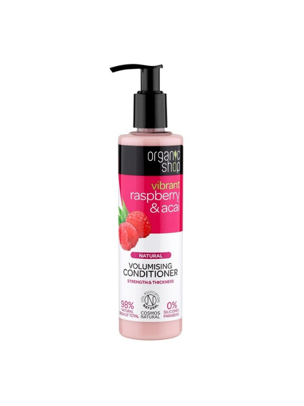 Organic Shop volumegevende haarconditioner Framboos & Acai 280 ml