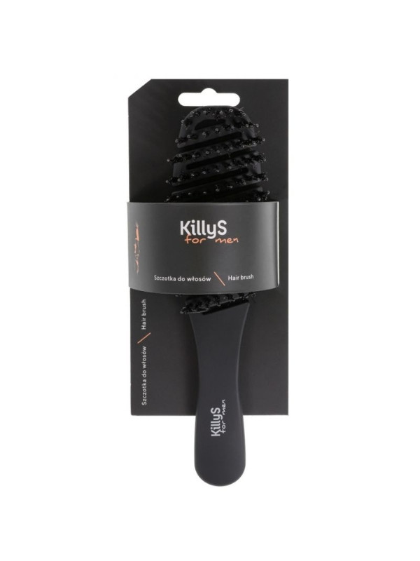 KillyS for Men wooden hairbrush 1 piece