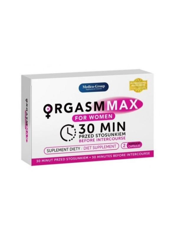 Medica-Group Orgasm Max For Women Dietary supplement 30 minutes before intercourse 2 capsules