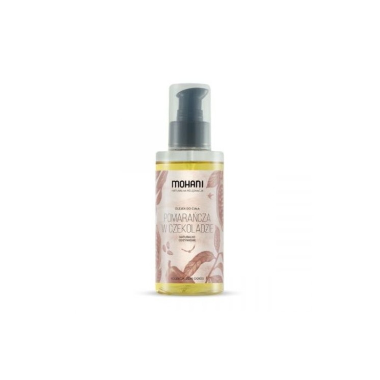 Mohani Nourishing Body Oil Orange in Chocolate 150 ml