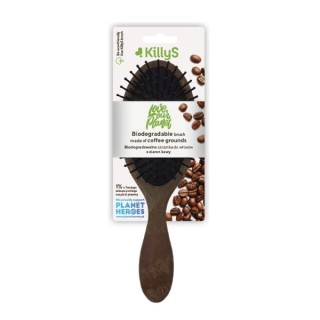 Inter Vion biodegradable coffee bean hairbrush 1 piece