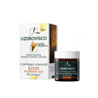 Uzdrovisco Augencreme zum Auffüllen von Falten, Kurkuma, 25 ml