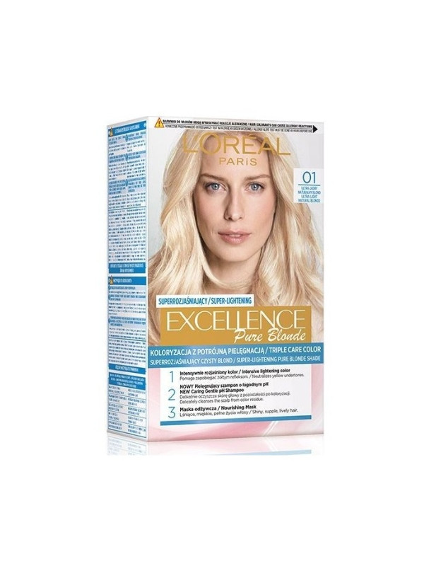 L'oreal Excellence Creme Hair dye /01/ Ultra Light Natural Blond