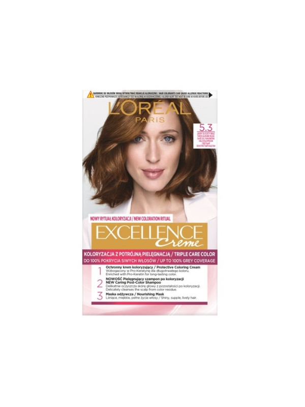 L'oreal Excellence Creme Haarverf / 5 / Licht Goudbruin