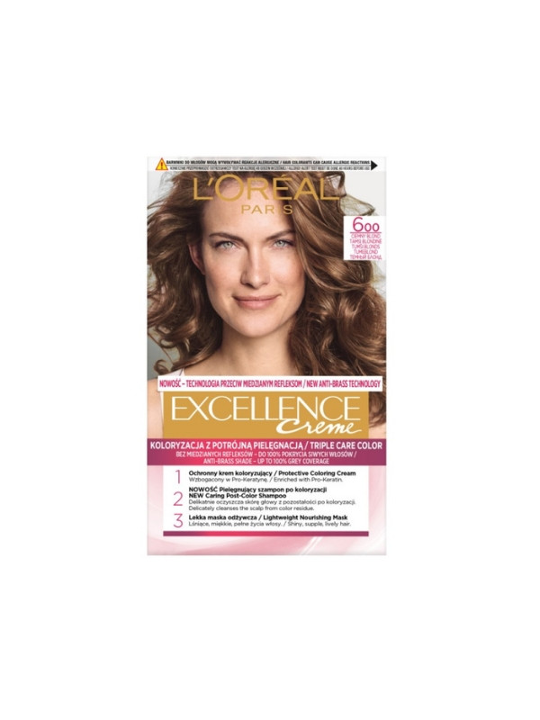 L'oreal Excellence Creme Haarfärbemittel /6oo/ Natürliches Blond