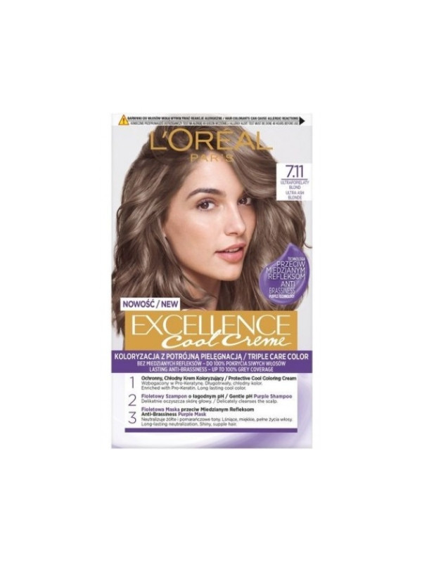 L'oreal Excellence Creme Haarfärbemittel /7.11/ Ultra- Blond