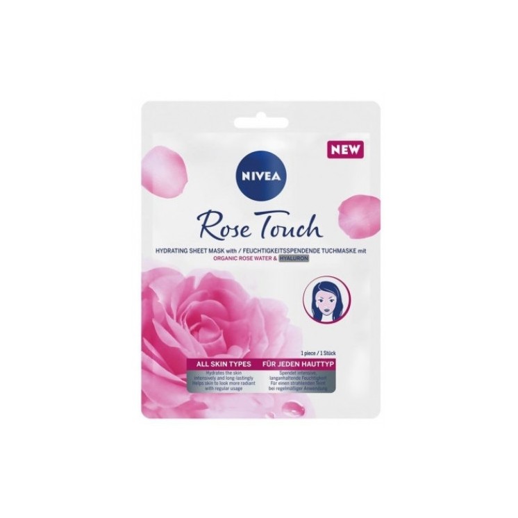 Nivea Rose Touch Sheet-masker 1 stuk