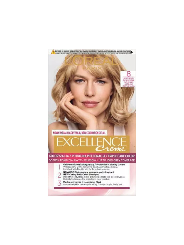 L'oreal Excellence Creme Haarfärbemittel /8/ Blond