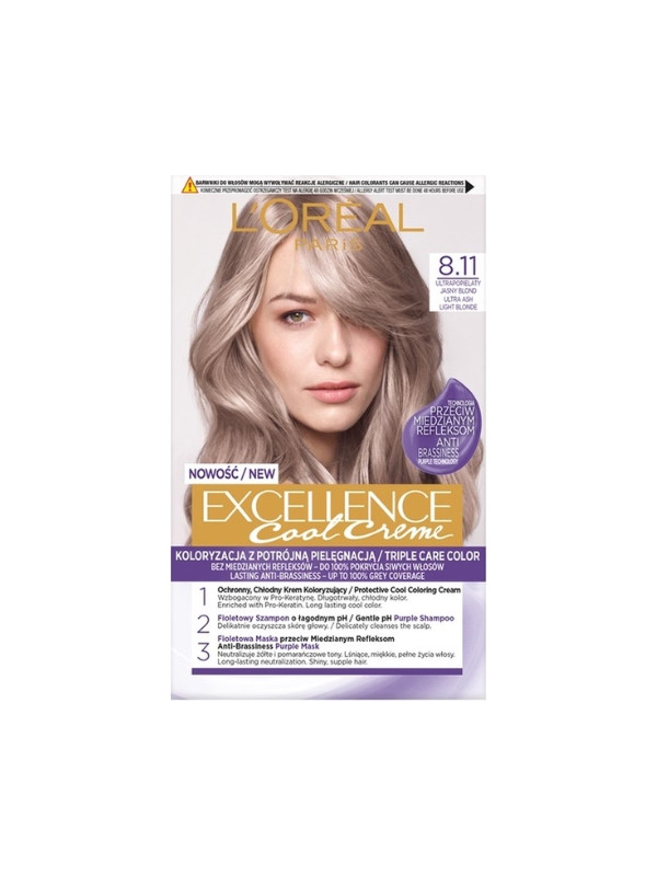 L'oreal Excellence Creme Haarverf /8.11/ Ultra Blond