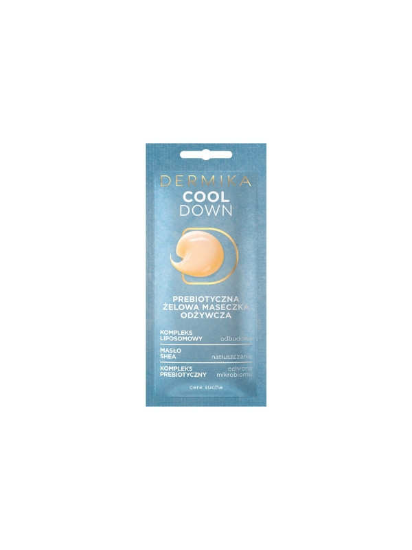 Dermika Cool Down Gel, präbiotische, nährende Gesichtsmaske 7 g