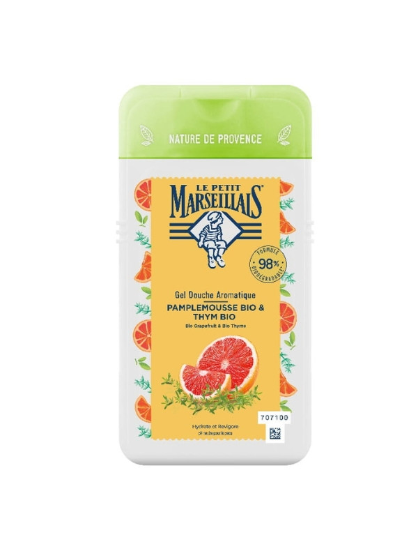 Le Petit Marseiliais Bio Duschgel Grapefruit und Thymian 250 ml