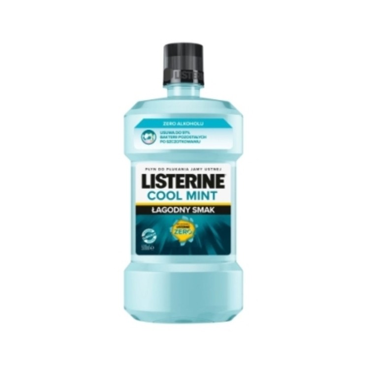 Listerine Cool Mint Mouthwash Mild Taste 500 ml