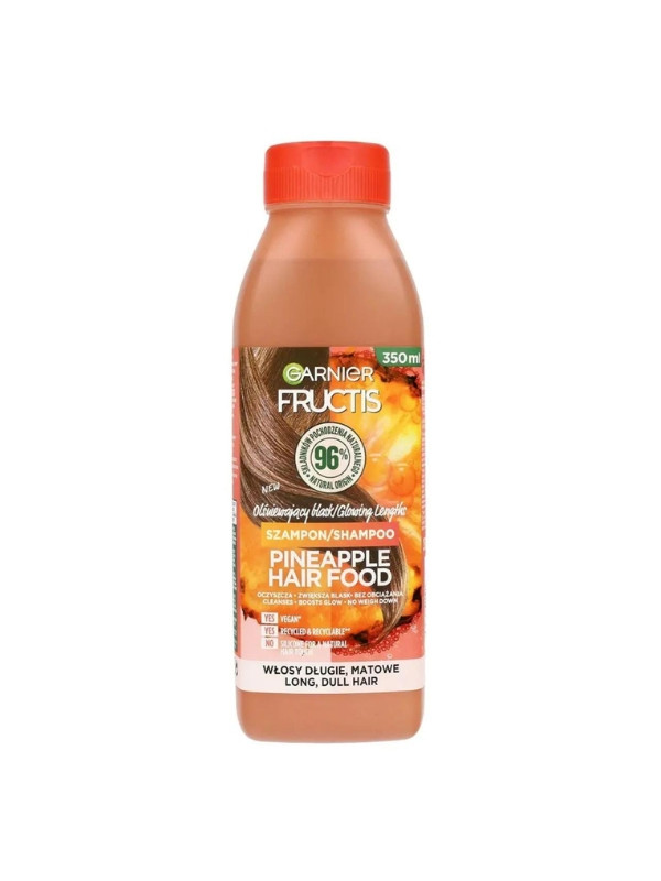 Garnier Fructis Hair Food Shampoo für langes und stumpfes Haar Ananas 350 ml