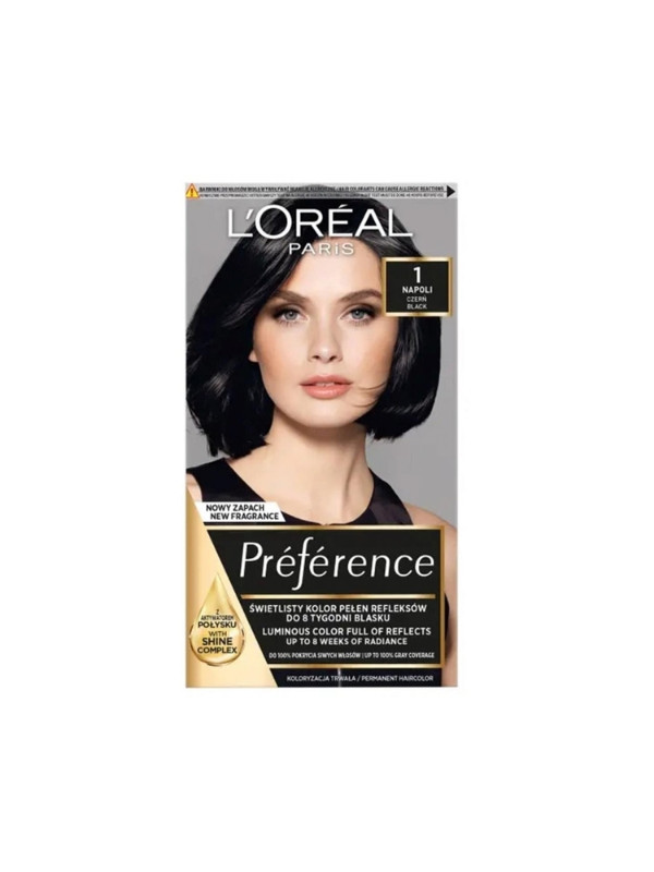 L'oreal Preference Haarverf /1/ Zwart