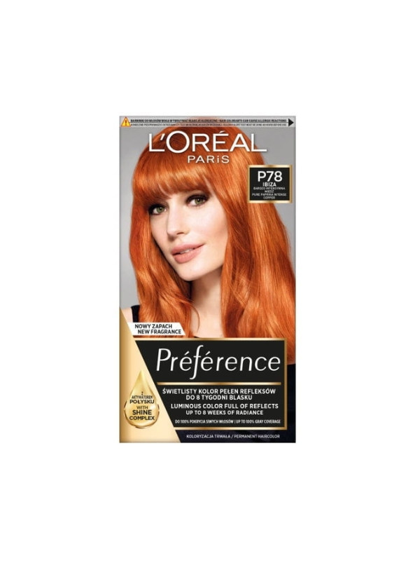 L'oreal Preference Haarverf /P78/ Very Intense Copper