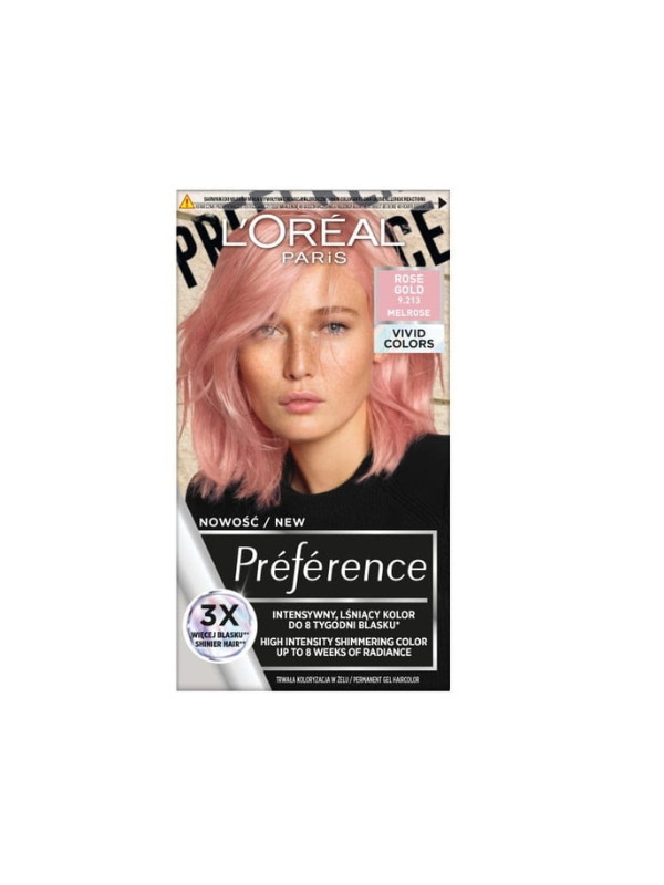 L'oreal Preference Vivid Colors Haarfärbemittel Rose Gold