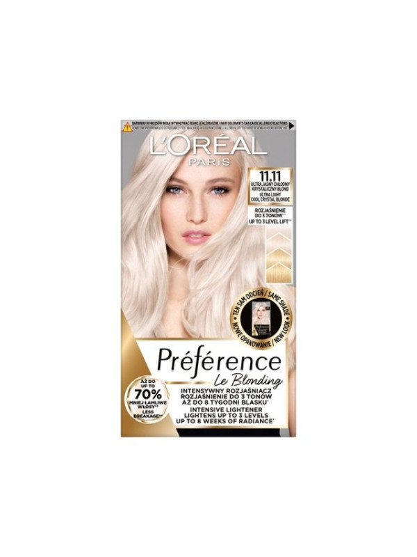 L'oreal Preference Haarfärbemittel /11.11/ Ultraleichtes kühles Blond