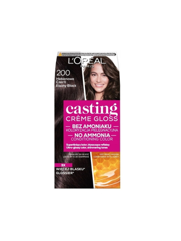 L'oreal Casting Creme Gloss Haarverf /200/ Ebbenhout Zwart