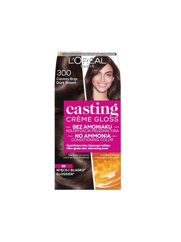 L'oreal Casting Creme Gloss Haarfärbemittel /300/ Dunkelbraun