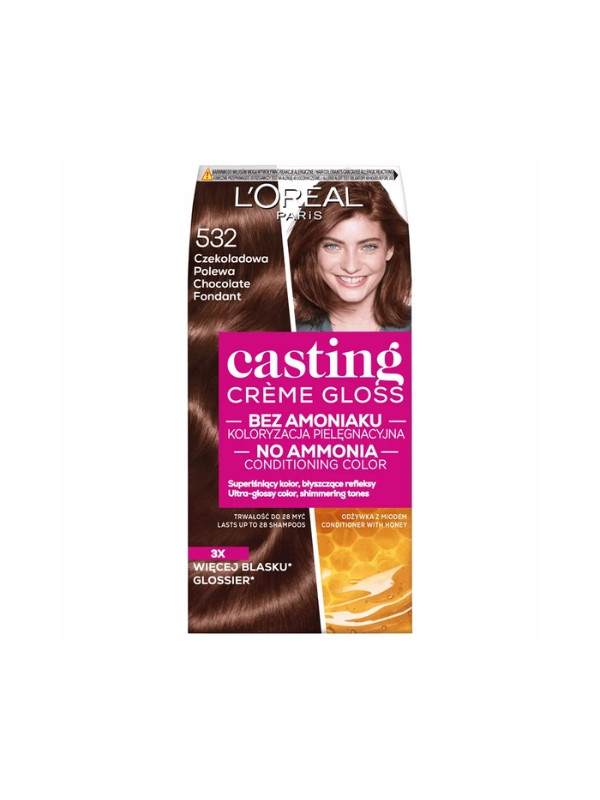 L'oreal Casting Creme Gloss Haarverf /532/ Chocolate Glaze