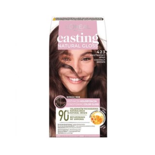 L'oreal Casting Natural Gloss Haarverf /423/ Kastanjebruin