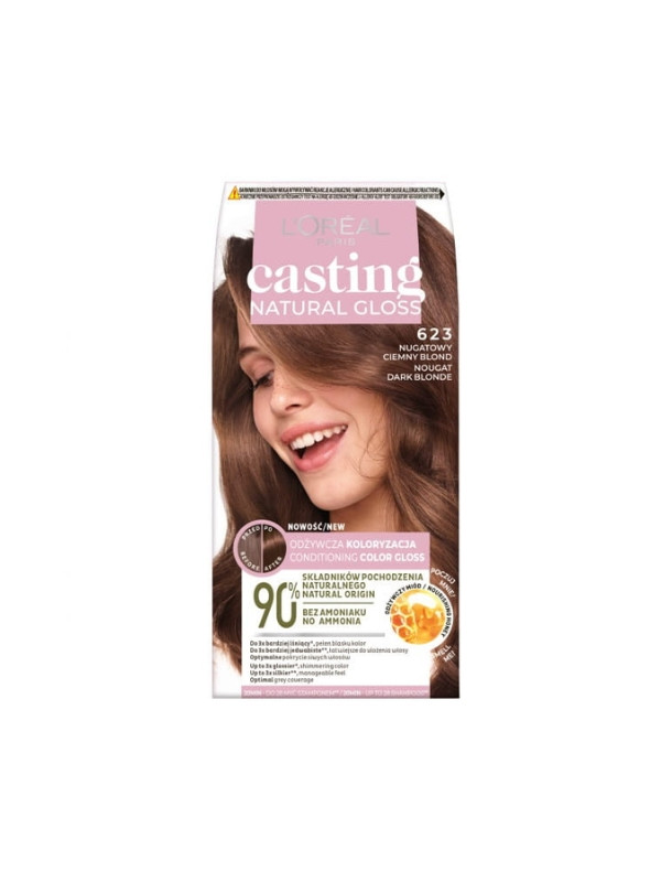 L'oreal Casting Natural Gloss Haarverf /623/ Nougat Blond