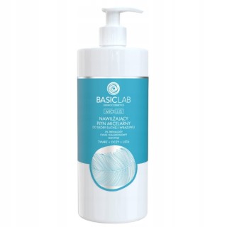 BasicLab Micellis moisturizing micellar fluid for dry and sensitive skin 500 ml