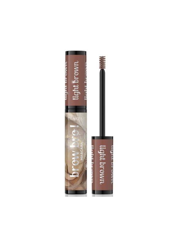 Claresa Brow Bro! Wenkbrauwmascara / Brown / Light 8 ml