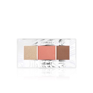 Claresa Face contouring palette /02/ All Warm 12 g