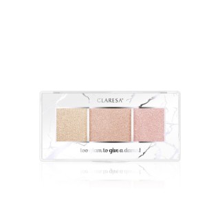 Claresa ist zu glamourös, um sich darum zu kümmern! Highlighter-Palette /12/ Golden Glow 12, 5 g