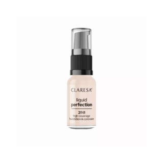 Claresa Liquid Perfection 2in1 Concealer - Foundation /101/ Light 18 g