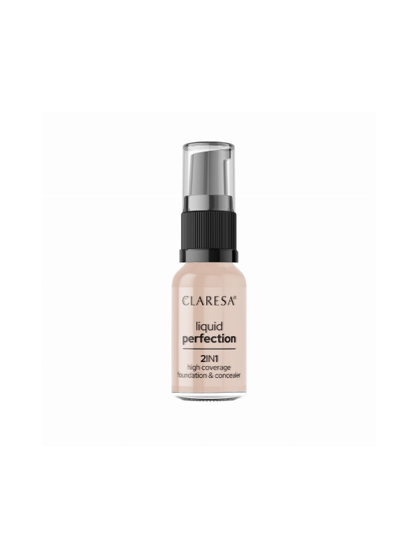 Claresa Liquid Perfection 2in1 Concealer - Foundation /103/ Cool Medium 18 g