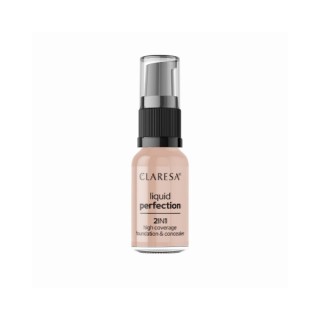 Claresa Liquid Perfection 2in1 Concealer - Foundation /104/ Nude 18 g