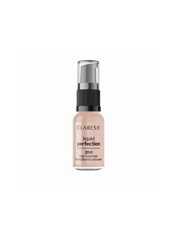 Claresa Liquid Perfection 2in1 Concealer - Foundation /104/ Nude 18 g