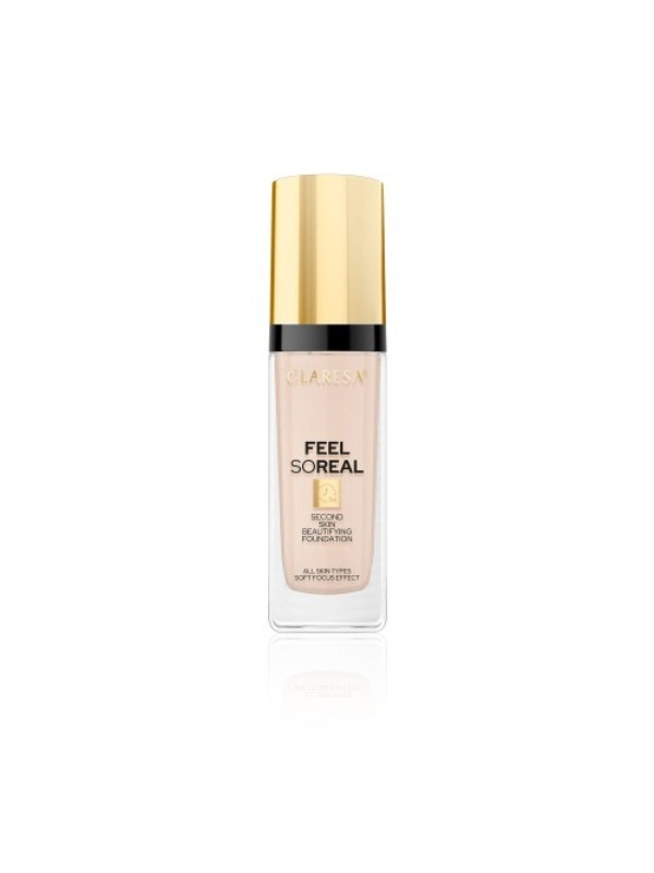 Claresa Feel So Real Gezichtsfoundation /04/ Medium 30ml