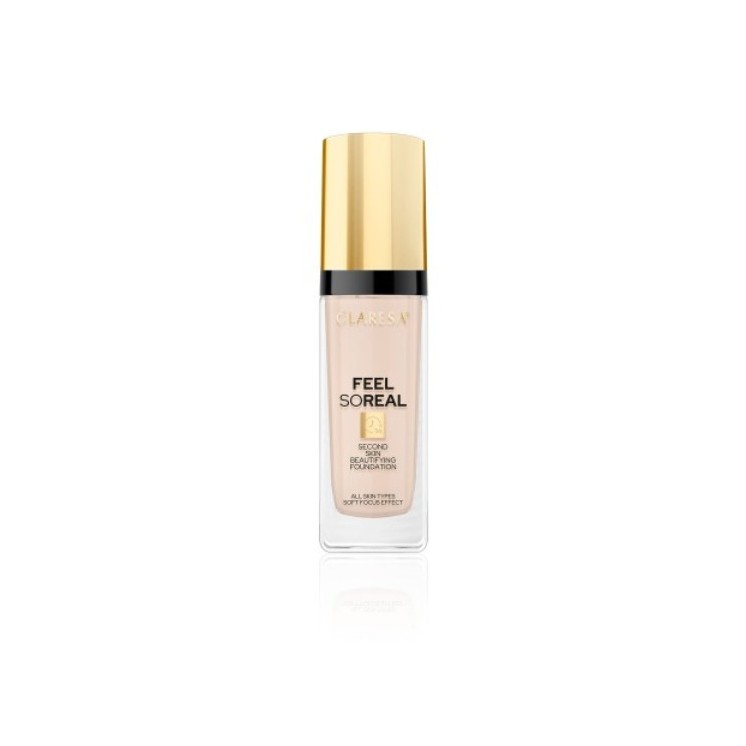 Claresa Feel So Real Gezichtsfoundation /04/ Medium 30ml