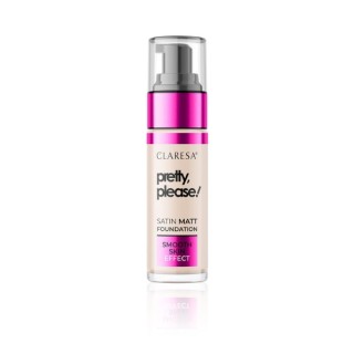 Claresa Pretty, Please! Facial foundation with a satin-matte finish /01/ Fair - light 33 g