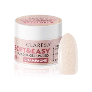 Claresa Soft & Easy Nail Builder Gel Champagne 45 gr