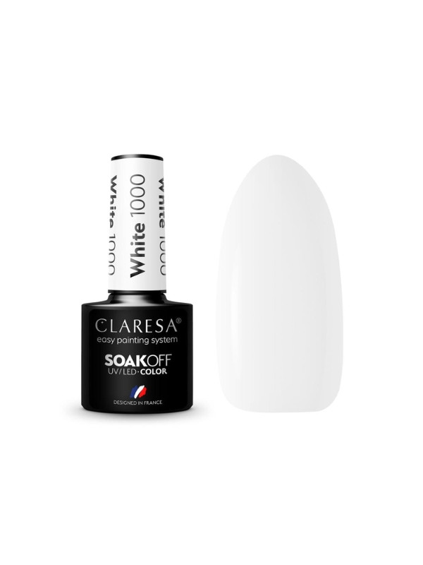 Claresa Hybrid Nagellack White 1000 5 g