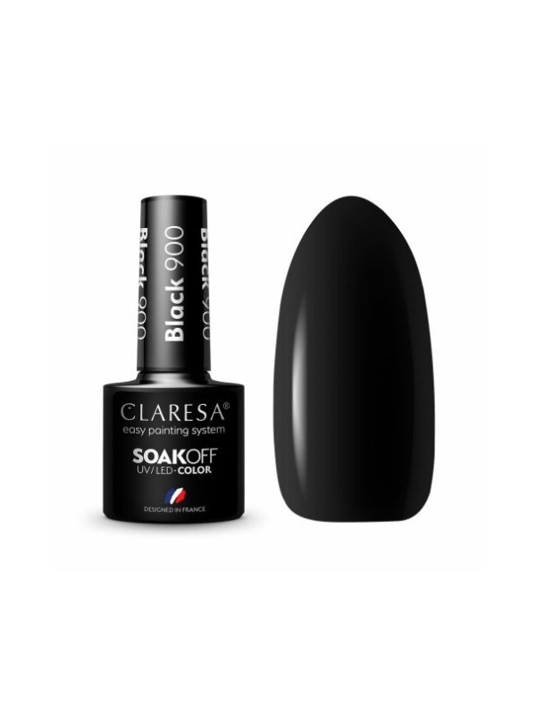 Claresa Hybrid Nagellack Black 900 5 g