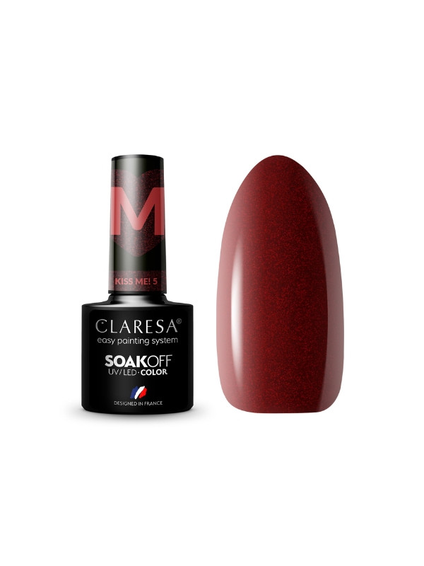 Claresa Kiss Me! Hybrid nail polish / 5 / 5 g