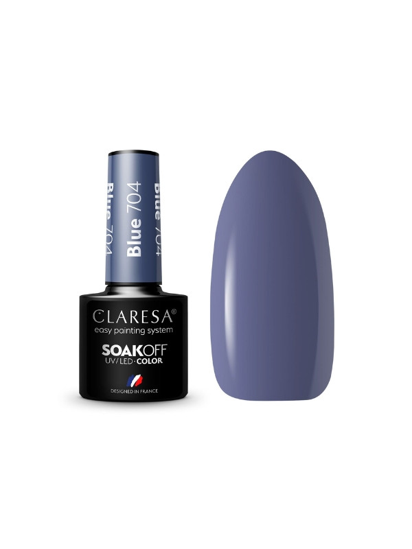 Claresa Blue Hybrid nail polish /704/ 5 g