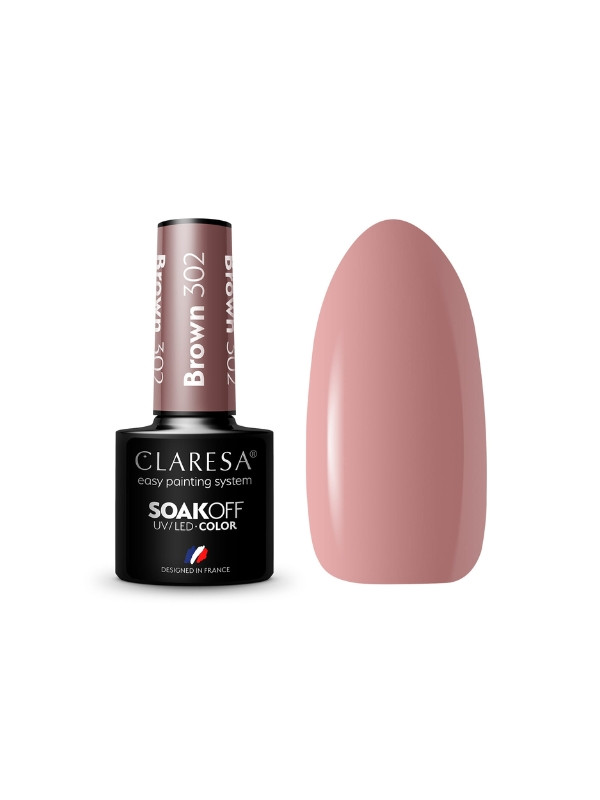 Claresa Brown Hybrid Nagellack /302/ 5 g